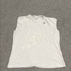 Gymshark White Logo T-Shirt